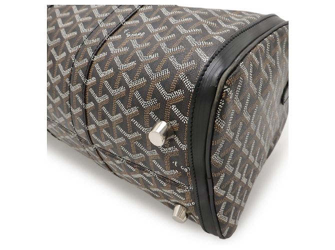 Borsa Goyard Croiseur 40 Marrone Nero Bianco - vista 4