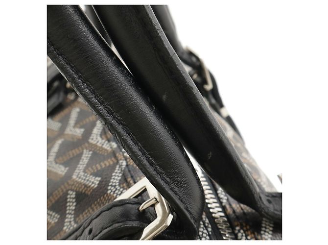 Borsa Goyard Croiseur 40 Marrone Nero Bianco - vista 6
