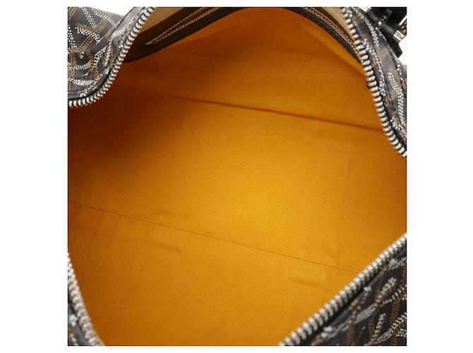 Borsa Goyard Croiseur 40 Marrone Nero Bianco - vista 8