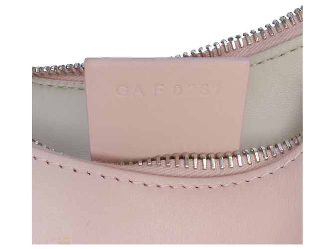 Kleine rosa Leder Tasche mit Mondauschnitt von Givenchy Pink - Ansicht 6