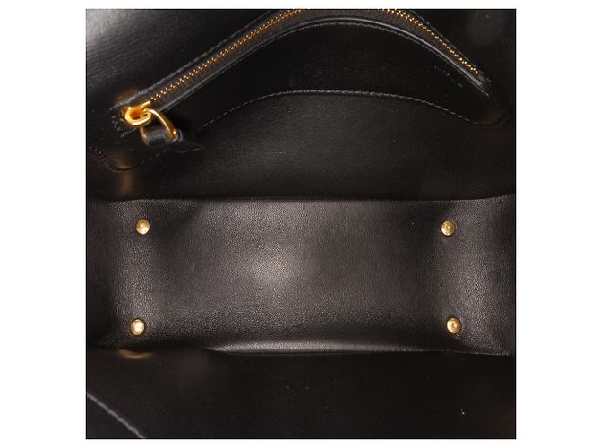 Borsa a spalla Valentino Vlogo in pelle nera media Nero - vista 4