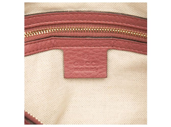 Gucci Pink Medium Kalbsleder Web Joy Boston Tasche - Ansicht 5