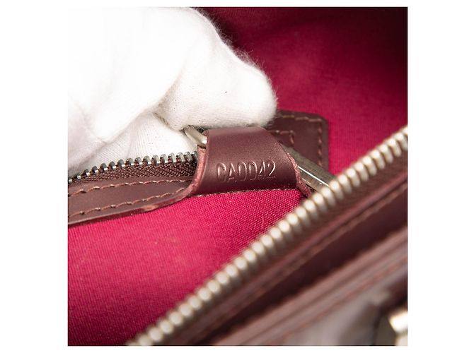 Louis Vuitton Monogram Rosso Opaco Stockton Bordò - vista 6