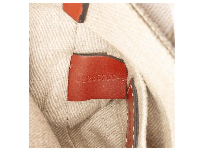 Bolsa Woody Nano em lona marrom Chloé Bege - vista 6