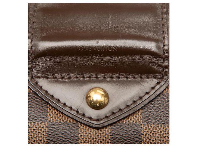 Louis Vuitton Marrone Damier Ebene Sistina GM - vista 7