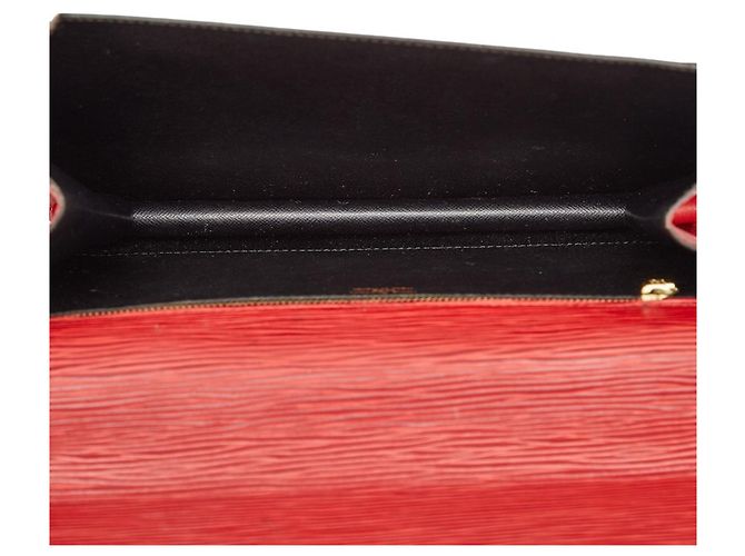 Borsa Monceau Epi Louis Vuitton Rosso - vista 14