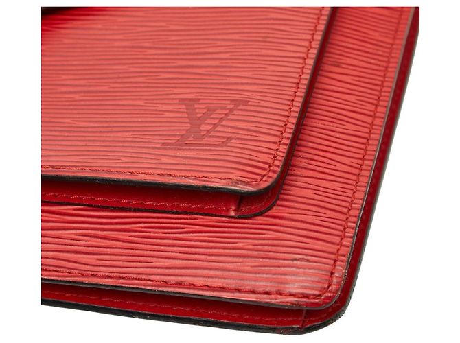 Borsa Monceau Epi Louis Vuitton Rosso - vista 4