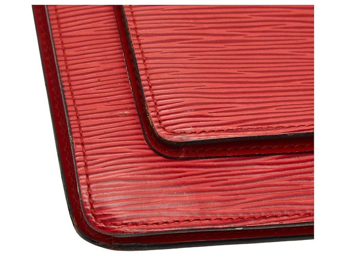 Borsa Monceau Epi Louis Vuitton Rosso - vista 5