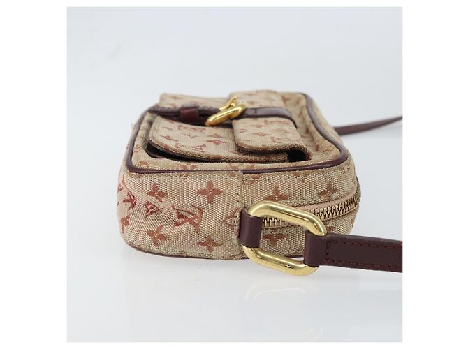 Louis Vuitton Juliette Mini Lin MM Rosso - vista 3