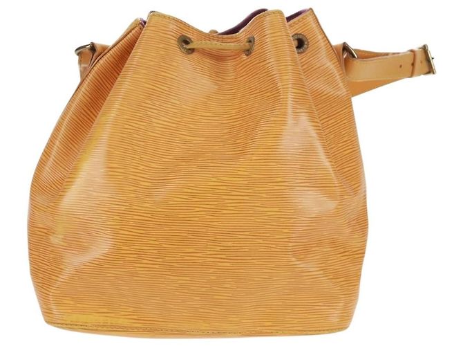 Noe Borsa Petit Noé in pelle Epi media Louis Vuitton Giallo - vista 2