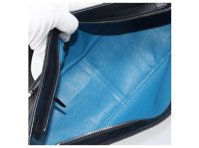 Bulgari Borsa in pelle Bvlgari Nero - vista 5