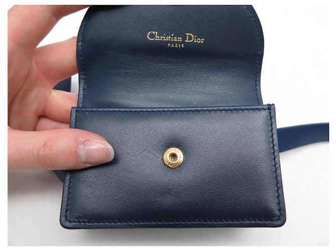 NUOVA BORSA A MANO CHRISTIAN DIOR CINTURA BOBBY BUSTA MONTAIGNE Blu navy - vista 13