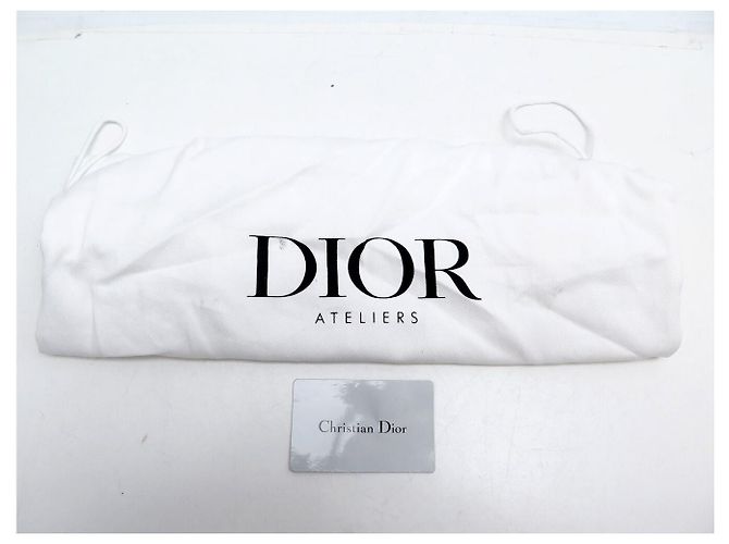 NUOVA BORSA A MANO CHRISTIAN DIOR RODEO SADDLE IN PELLE NERA Nero - vista 14