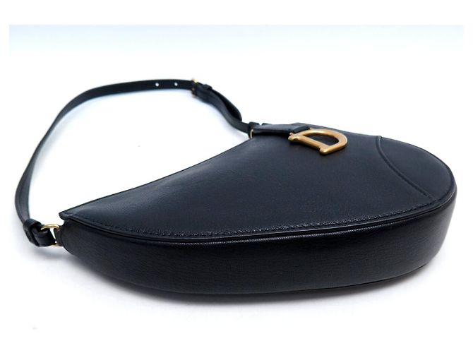 NUOVA BORSA A MANO CHRISTIAN DIOR RODEO SADDLE IN PELLE NERA Nero - vista 4