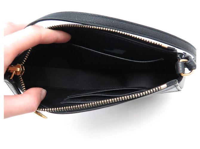 NUOVA BORSA A MANO CHRISTIAN DIOR RODEO SADDLE IN PELLE NERA Nero - vista 9