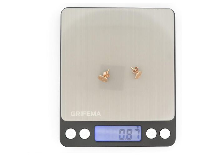 ORECCHINI GINETTE NY PURITY BOIN PUNTI IN ORO ROSA 18K D'oro - vista 5