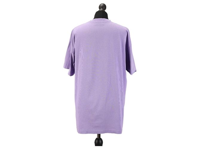Camiseta Balenciaga de algodón morada Púrpura - vista 2