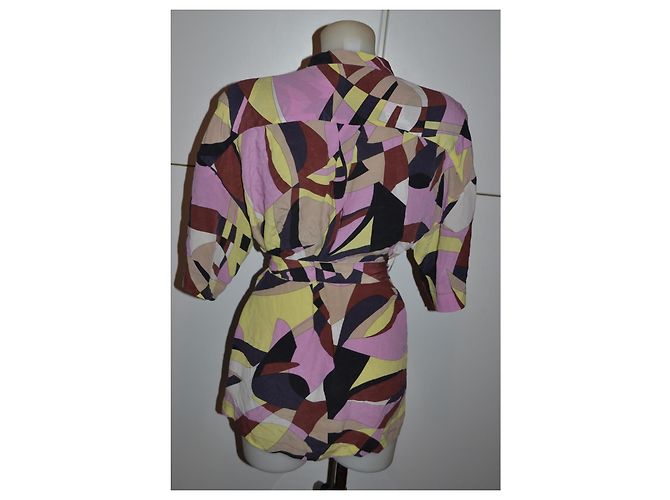 Missoni Gemusterte Bluse mit Taillengürtel Größe 44 IT Mehrfarben - Ansicht 4