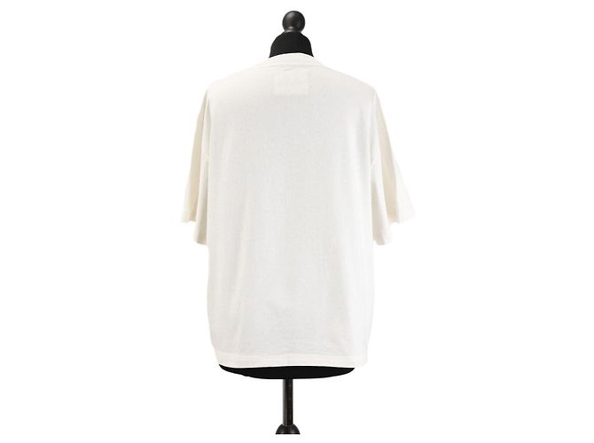 Camiseta blanca con logo Jil Sander de algodón Blanco - vista 2