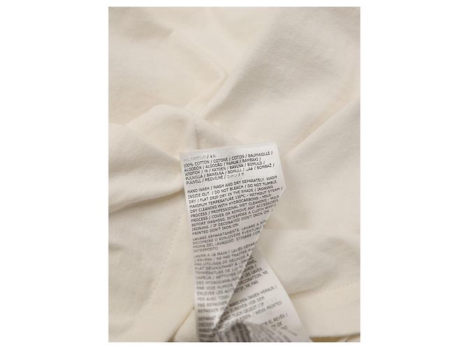 Camiseta blanca con logo Jil Sander de algodón Blanco - vista 4
