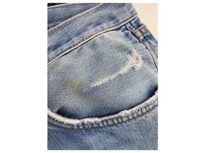 Jeans boyfriend blu Acne Studios in cotone - vista 4