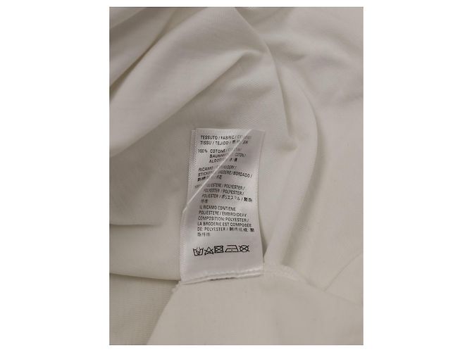 Camiseta Balenciaga Oversized Blanca con Logo de Algodón Blanco - vista 4