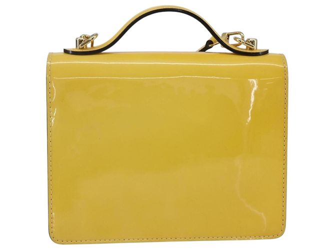 Borsa Monceau Vernis BB Louis Vuitton Giallo - vista 2