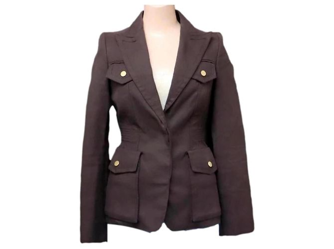 Gucci Blazerjacke Braun - Ansicht 5