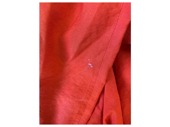 Jacquemus La Robe Bahia Drapiertes Hemdkleid Orange - Ansicht 5