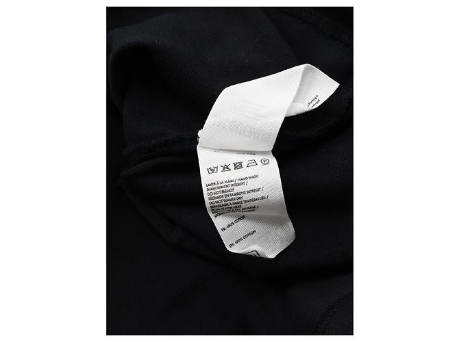 Camiseta Jacquemus preta de algodão com logo Preto - vista 4
