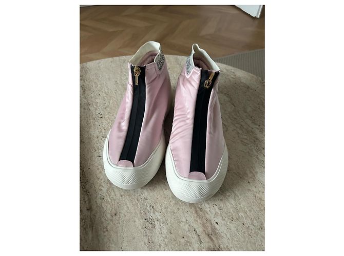 Chanel Coco Neige Sneaker Rosa Stoff Pink - Ansicht 2