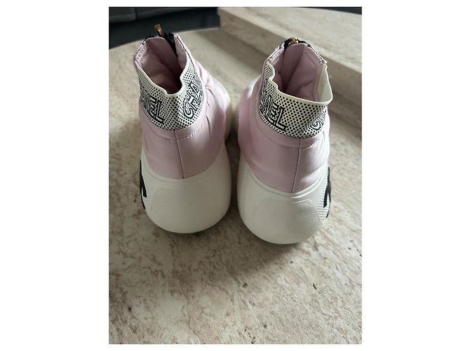 Chanel Coco Neige Sneaker Rosa Stoff Pink - Ansicht 5