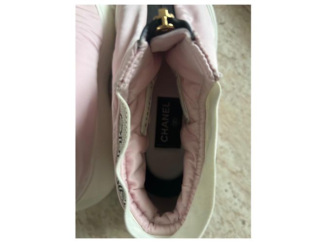 Chanel Coco Neige Sneaker Rosa Stoff Pink - Ansicht 6