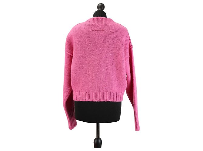 Acne Studios Cardigan aus rosa Wolle Pink - Ansicht 2