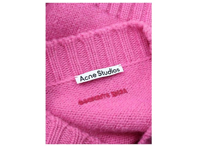 Acne Studios Cardigan aus rosa Wolle Pink - Ansicht 3