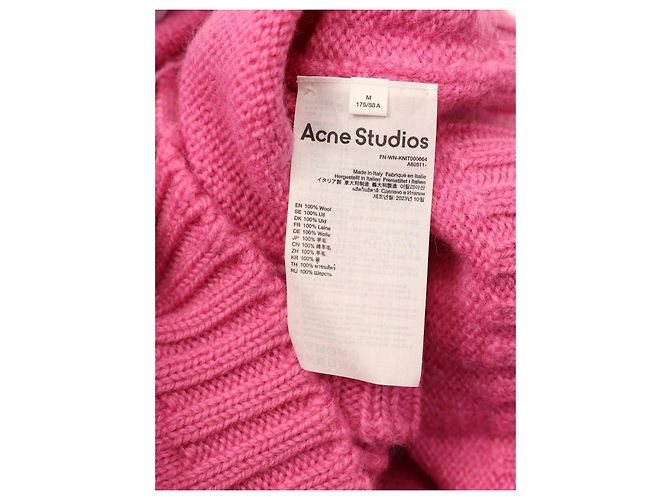 Acne Studios Cardigan aus rosa Wolle Pink - Ansicht 4
