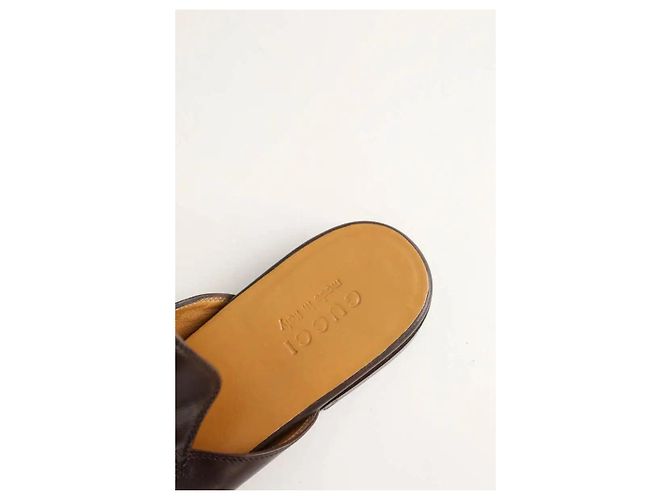 Gucci Mocassini in pelle marrone - vista 4