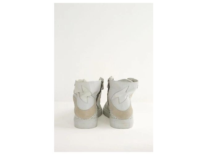 Zadig & Voltaire Weiße Leder-Sneaker - Ansicht 2