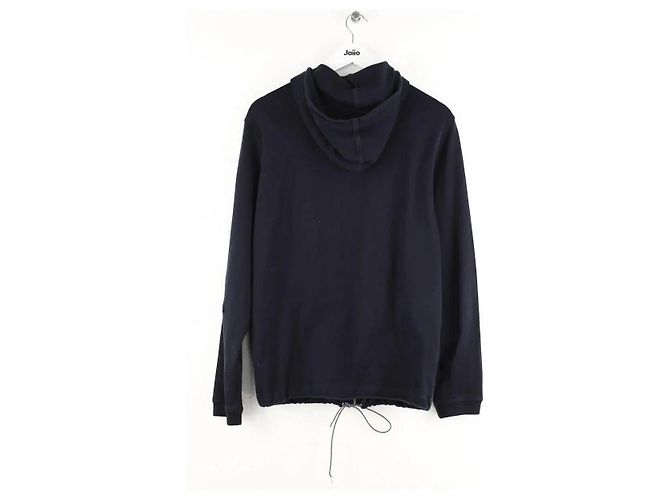 Gilet Louis Vuitton in cotone blu navy XL - vista 3