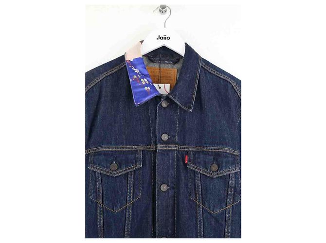 Levi's Giacca di cotone blu - vista 2