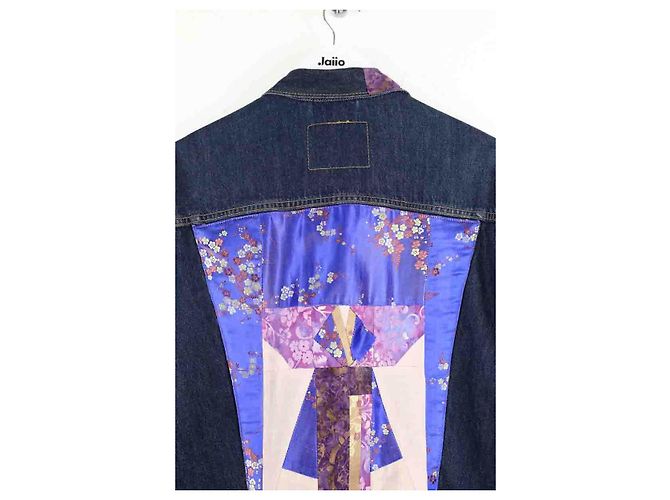 Levi's Giacca di cotone blu - vista 4