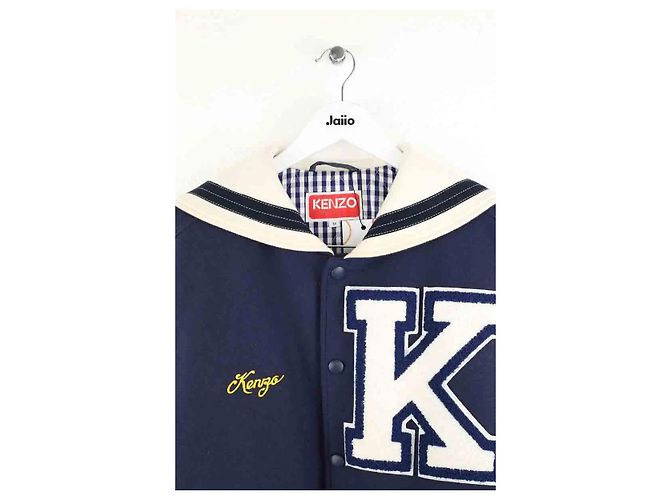 Kenzo Navy wool jacket Navy blue - view 2