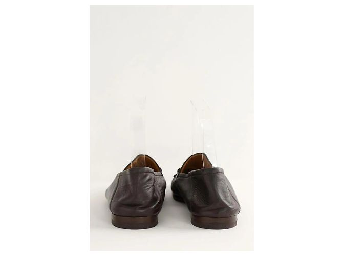 Gucci Mocassini in pelle marrone - vista 2
