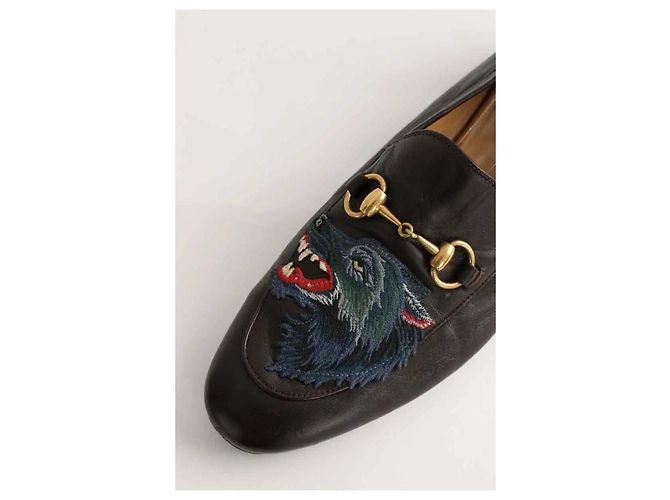 Gucci Mocassini in pelle marrone - vista 4