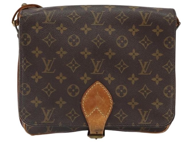 LOUIS VUITTON Borsa a Spalla Monogram Cartouchiere GM M51252 LV Auth BA9433 Monogramma - vista 13