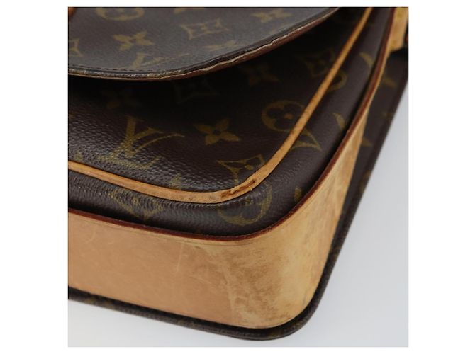 LOUIS VUITTON Borsa a Spalla Monogram Cartouchiere GM M51252 LV Auth BA9433 Monogramma - vista 14