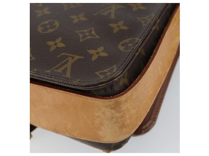 LOUIS VUITTON Borsa a Spalla Monogram Cartouchiere GM M51252 LV Auth BA9433 Monogramma - vista 16