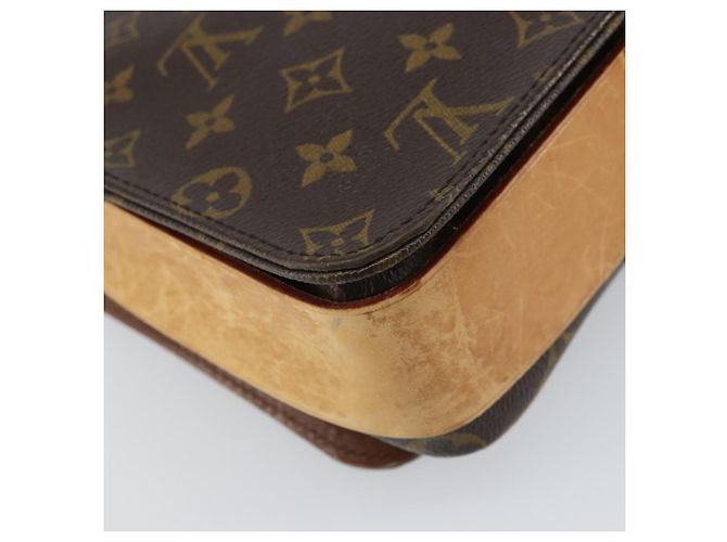 LOUIS VUITTON Borsa a Spalla Monogram Cartouchiere GM M51252 LV Auth BA9433 Monogramma - vista 17