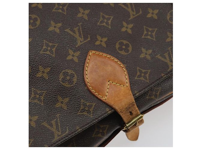 LOUIS VUITTON Borsa a Spalla Monogram Cartouchiere GM M51252 LV Auth BA9433 Monogramma - vista 18