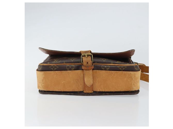 LOUIS VUITTON Borsa a Spalla Monogram Cartouchiere GM M51252 LV Auth BA9433 Monogramma - vista 5